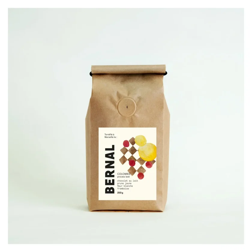 café colombie bernal - brulerie moka- pack 250g