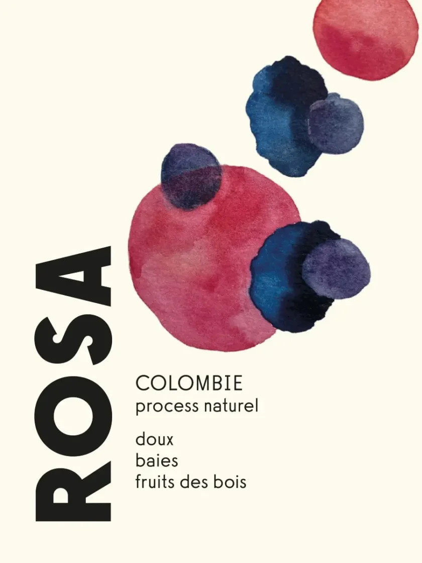 café colombie rosa - brulerie moka- pack 250g