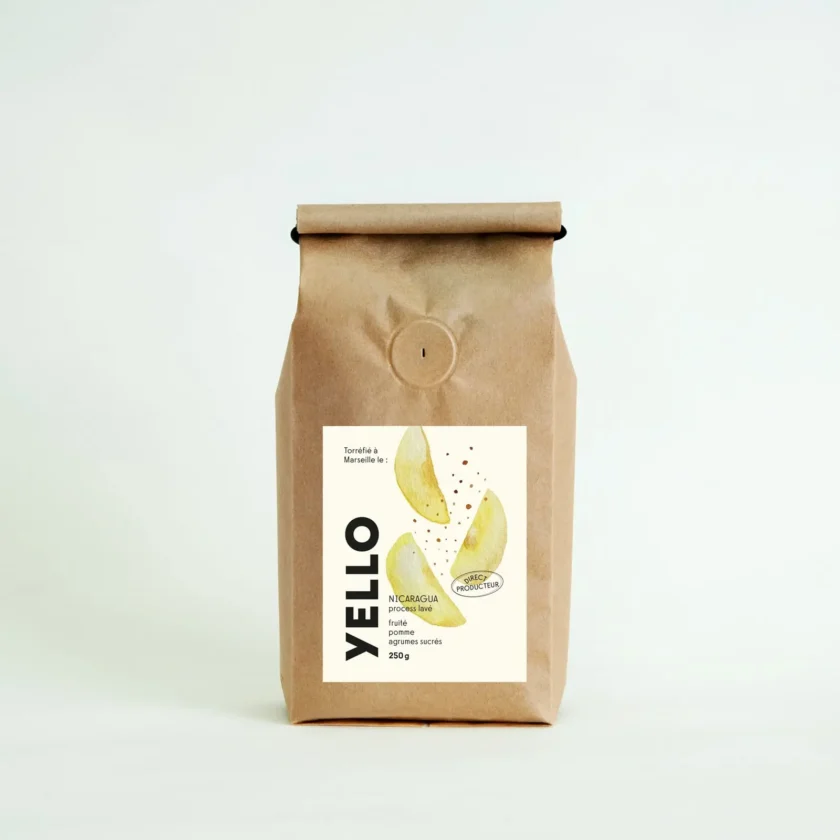 café nicaragua yello - brulerie moka- pack 250g